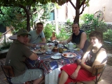 Ontbijt bij de bed & breakfast